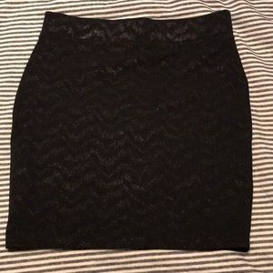 Aqua mini skirt